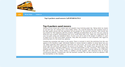 Desktop Screenshot of 6packersmovers.com